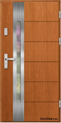 Drzwi zewnętrzne drewniane sosna 74 mm OEMER
