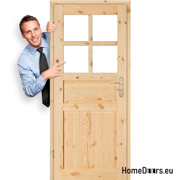 Polski producent drzwi | homedoors.eu > Drzwi do pokoju drewniane surowe  HARNAŚ 70 L P