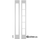 STEELTHERM PORTE VERRE LISSE 80 101MM PASSIF