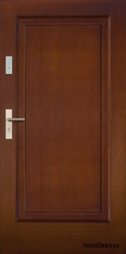 Drzwi zewnętrzne drewniane ramowe D24 CIEPŁE 68 mm