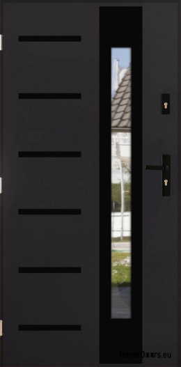 Drzwi zewnętrzne GRUBE 72 MM ciepłe z Lustrem Weneckim 80 90 100