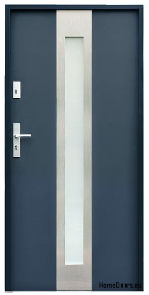 CUSTOM-MADE EXTERNAL DOOR W11 80/90 WHITE ANTHRACITE