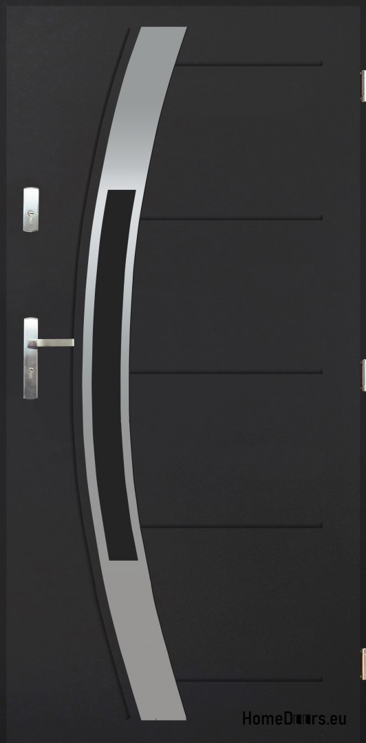 Exterior doors Polish steel 55mm FAGOT 01 90