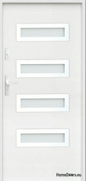 CUSTOM-MADE EXTERNAL DOOR W13 ANTHRACITE, WHITE FOAM