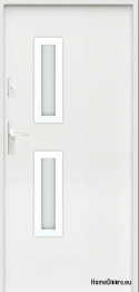 CUSTOM-MADE EXTERNAL DOOR W17 ANTHRACITE, WHITE FOAM