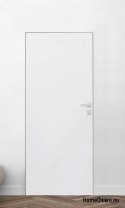 Retractable door with hidden frame in wall 90 L