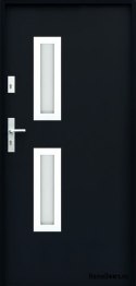 CUSTOM-MADE EXTERNAL DOORS W17 80 P BLACK, FOAM