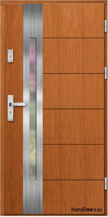 Exterior doors, wooden oak 74 mm OEMER