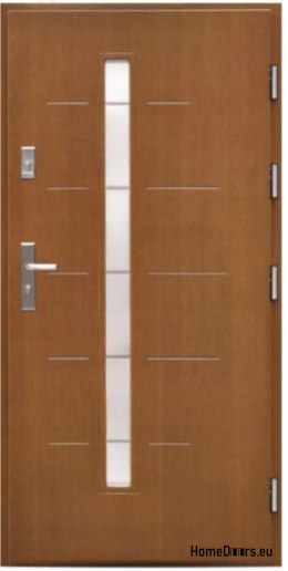Drzwi zewnętrzne drewniane dębowe 74mm ARIE
