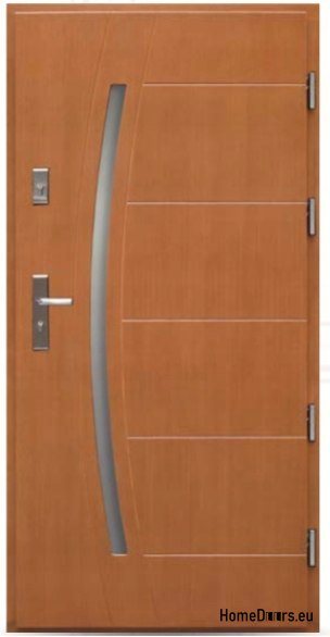 Drzwi zewnętrzne drewniane dębowe 82 mm DŻANA