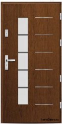 Drzwi zewnętrzne drewniane dębowe 82 mm KEMAL