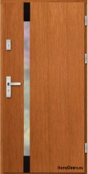 Exterior doors wooden oak warm 74 mm MED
