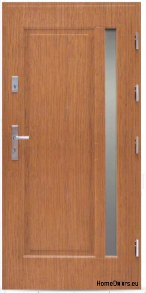 Exterior doors wooden pine 65 mm WIKTOR