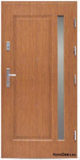 Drzwi zewnętrzne drewniane sosna 65 mm WIKTOR