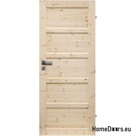 DRZWI WEWNĘTRZNE IŁAWA DREWNO SOSNA WC 90