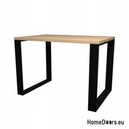 Table table Table Loft Black/Brzoza Mazurska 80/120