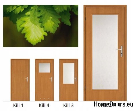 Drzwi do biura pokoju gładkie pełne KILI 4 60