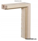 Porte interne completamente in legno di pino ZEBRA 60/70/80/90