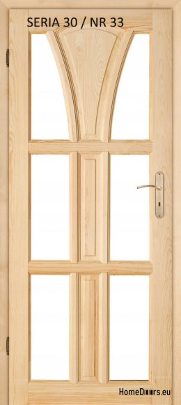 Knotless pine doors SERIES 30 No. 33 60/70/80/90