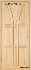Knotless pine doors SERIES 30 No. 33 60/70/80/90