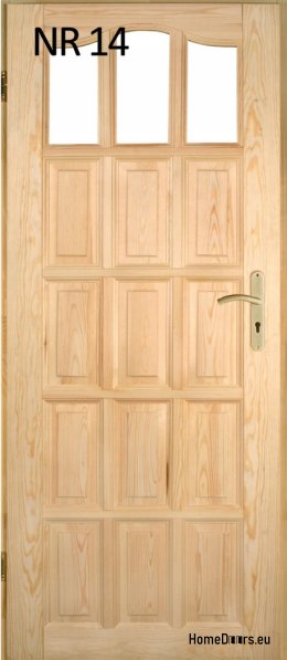 Interior timber pine doors No. 14 60/70/80/90
