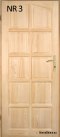 Porte interne in legno di pino n. 3 60/70/80/90