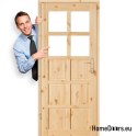 Tür zum Badezimmer WC geknotetes Holz BACA 60/70/80/90