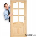 Drzwi do pokoju drewniane naturalne DELFIN 60/70/80/90