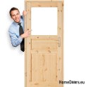 Door to the room wooden raw HARNAŚ 60/70/80/90