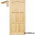 Doors full raw pine 60/70/80/90 frame STOLGEN WS5