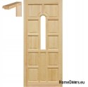Raw wood doors 60 with frame STOLGEN KS3