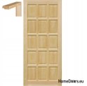 Drzwi drewniane pełne 60/70/80/90 z ościeżnicą STOLGEN PR3