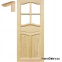 Drzwi drewniane surowe 60/70/80/90 ościeżnica STOLGEN DL2
