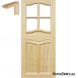 Surové dřevěné dveře 60/70/80/90 rám STOLGEN DL2