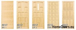 Drzwi pełne drewniane 60/70/80/90 z ościeżnicą STOLGEN GR1