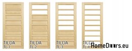 60/70/80/90 raw full doors with STOLGEN TD1 frame