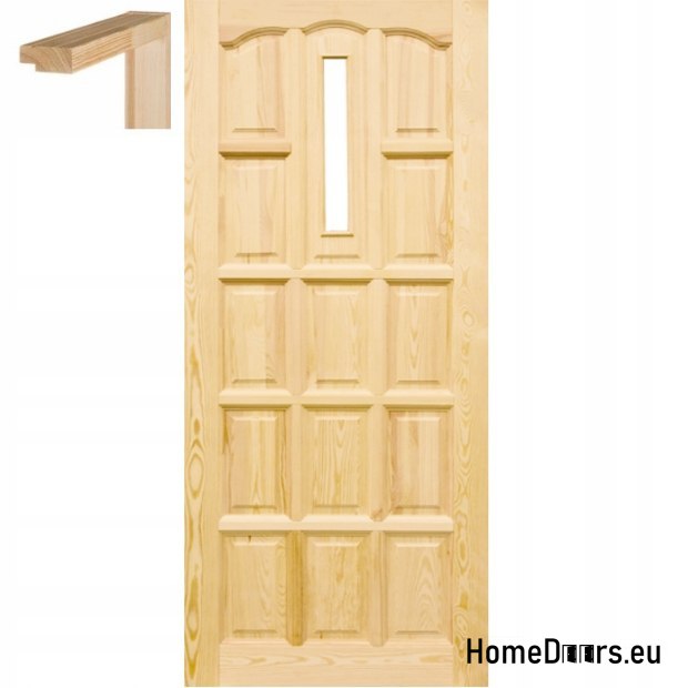 Raw wooden doors 90 frame STOLGEN GR2
