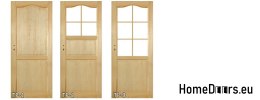 Drzwi drewniane sosnowe ościeżnica STOLGEN TP3 60/70/80/90