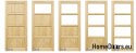 Wooden door with frame manhattan TR1 60/70/80/90