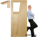 Bathroom pine door frame STOLGEN TK2 80