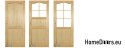 Raw pine doors with frame STOLGEN TP2 60/70/80/90