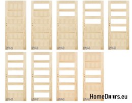 Wooden pine door frame STOLGEN NV9 60/70/80/90