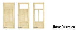 Wooden pine doors frame STOLGEN HV2 60/70/80/90