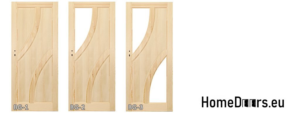 Wooden pine door frame STOLGEN BG2 80