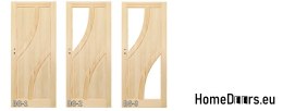 Raw pine doors with frame STOLGEN BG3 60/70/80/90