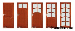 Dřevěné dveře s barevným lakem rámu VN4 70