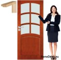 Wooden door with frame lacquered VN4 80