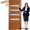 Wooden door with frame lacquered MG15 70