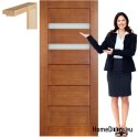 Wooden door with frame lacquered MG17 60