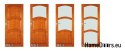 Wooden doors with frame color varnish MD2 90